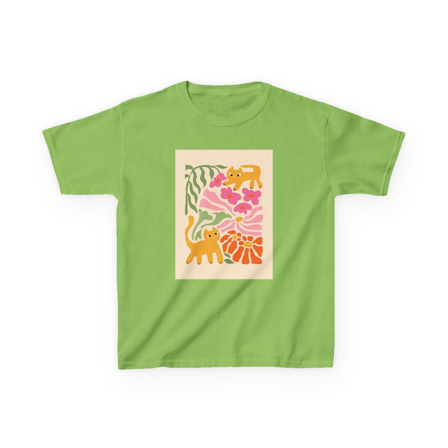 Floral Kitten Kids Tee (All Proceeds to Charity)