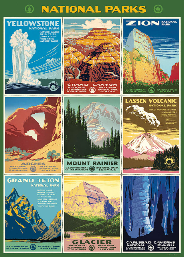 National Parks Chart - Stemcell Science Shop