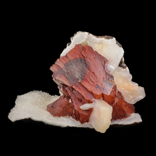 Red Heulandite Natural Mineral Specimen # B 6859
