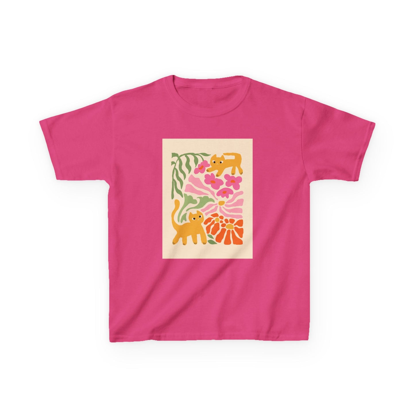 Floral Kitten Kids Tee (All Proceeds to Charity)