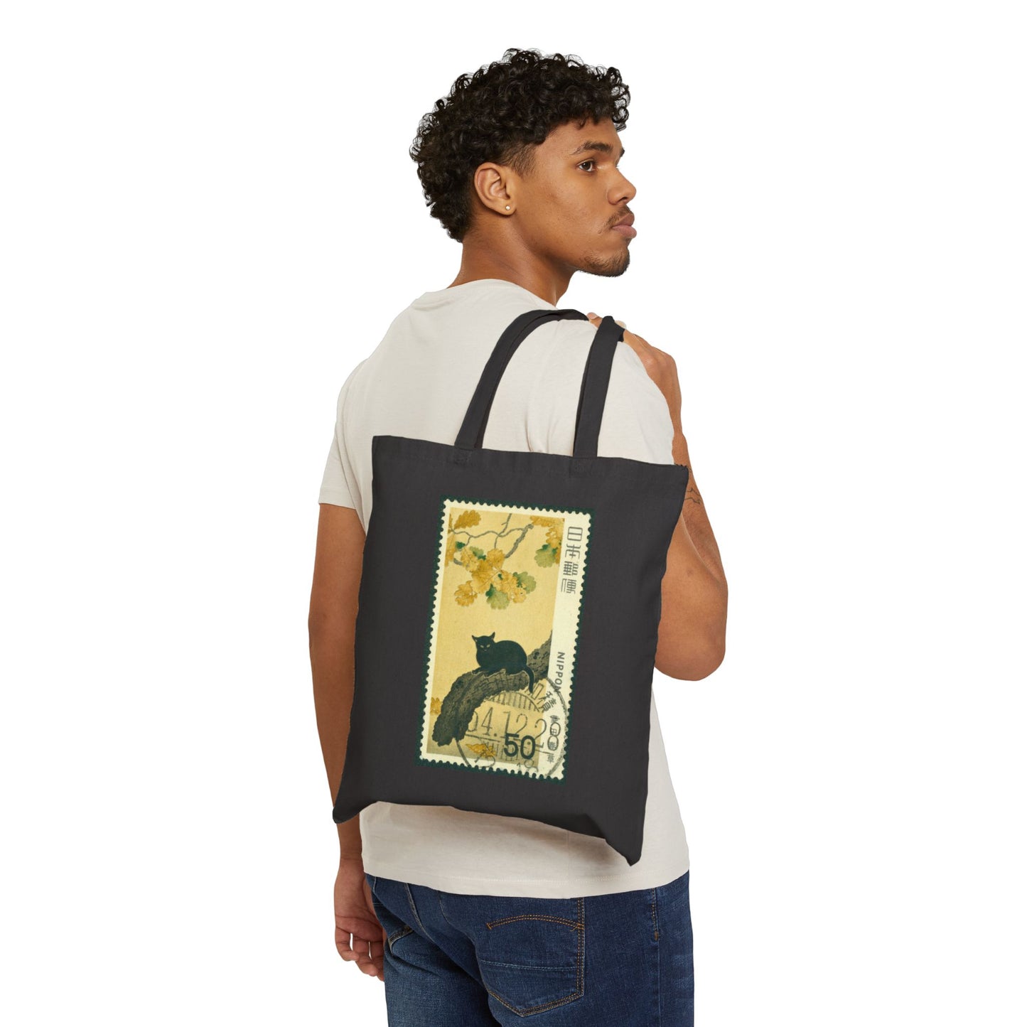 Japanese Postage Canvas Tote (All Proceeds to Charity)