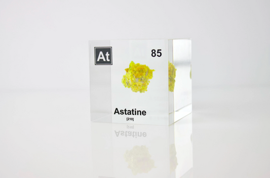 Astatine Element Cube - 2" Acrylic Display - Atomic Number 85