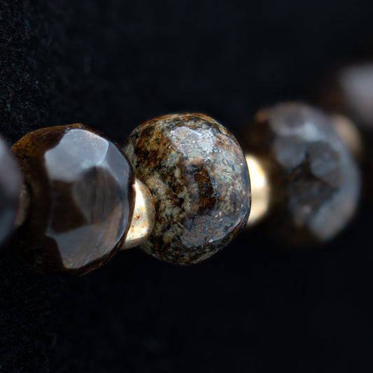 Chondritic Meteorite NWA 869 Necklace