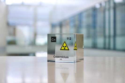 Copernicium Element Cube - 2" Acrylic Display - Atomic Number 112