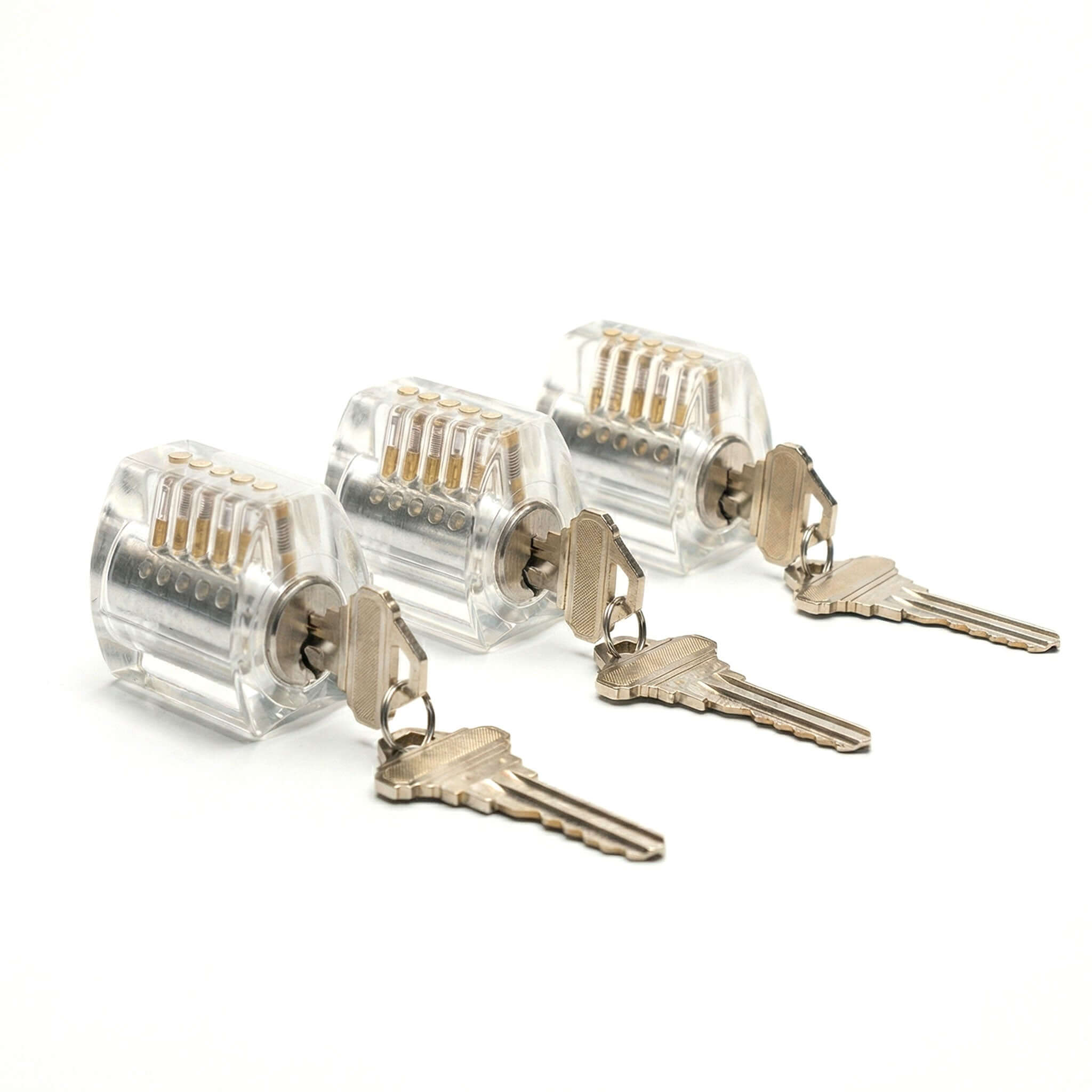 【新品】CABLOCK clear mist 28mL 7個セット Practice Locks Set, 3 Clear Progressive Locks - Easy to Hard