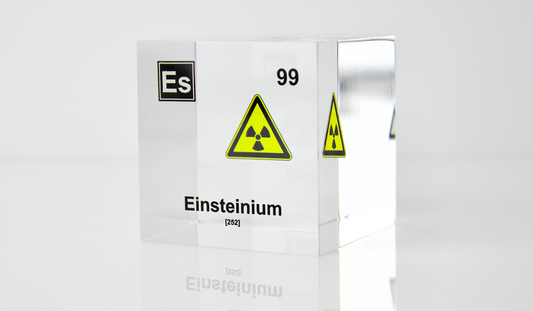 Einsteinium Element Cube - 2" Acrylic Display - Atomic Number 99