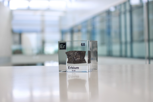 Erbium Element Cube - 2" Acrylic Display - Atomic Number 68