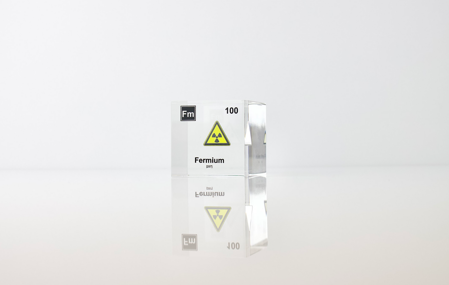 Fermium Element Cube - 2" Acrylic Display - Atomic Number 100