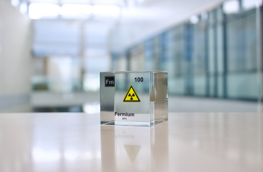 Fermium Element Cube - 2" Acrylic Display - Atomic Number 100