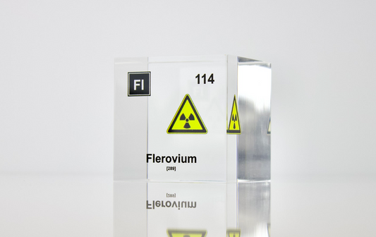 Flerovium Element Cube - 2" Acrylic Display - Atomic Number 114