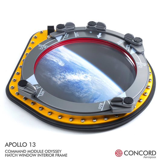 APOLLO 13 COMMAND MODULE ODYSSEY HATCH WINDOW