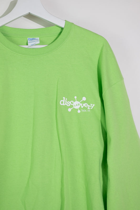 Discovery Lab Long Sleeve Tee - Lime - Stemcell Science Shop
