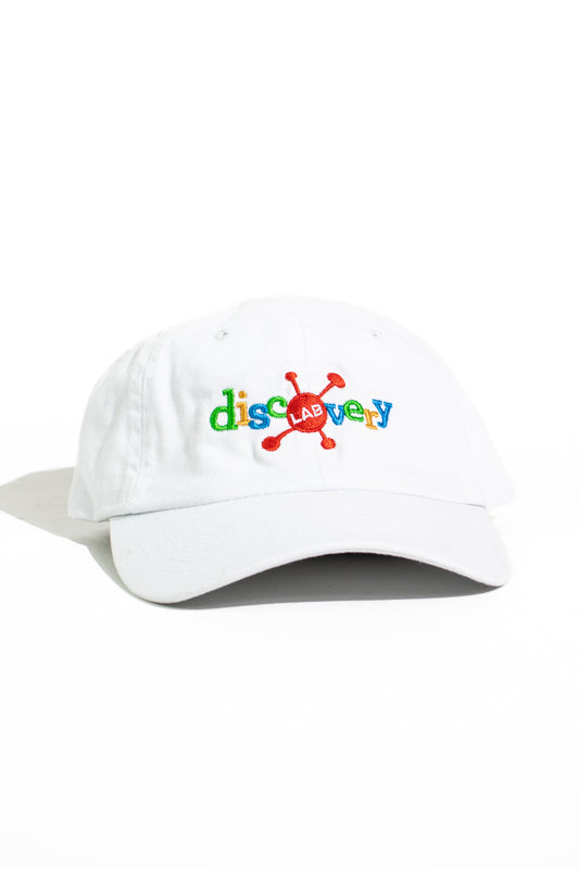 Discovery Lab Dad Hat - White - Stemcell Science Shop