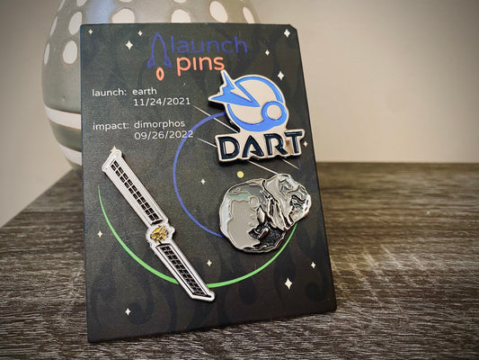 NASA DART Mission Enamel Pin Collection