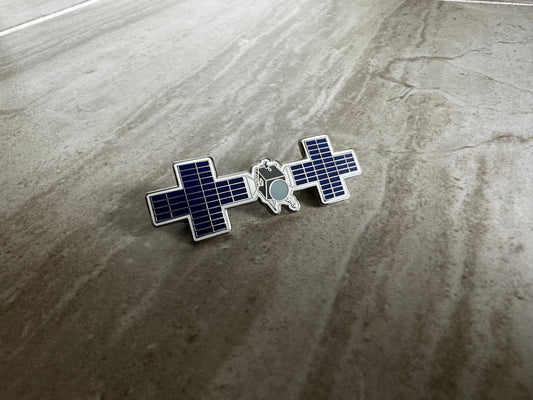 NASA Pysche Spacecraft Enamel Pin