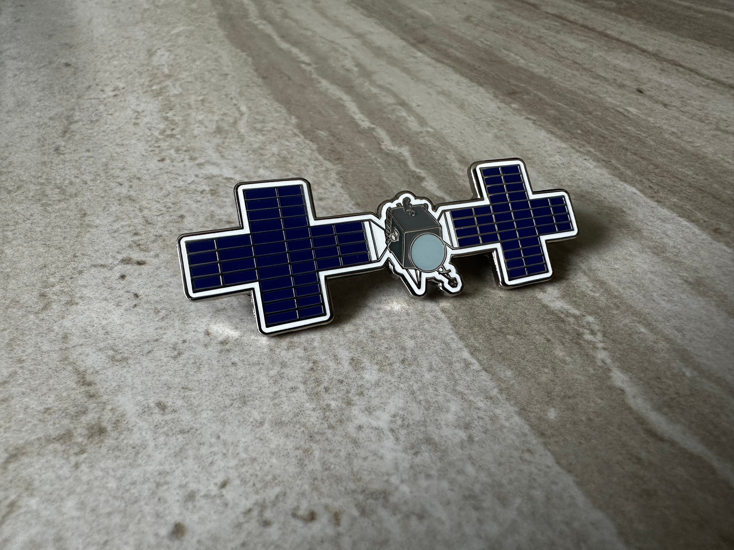 NASA Pysche Spacecraft Enamel Pin