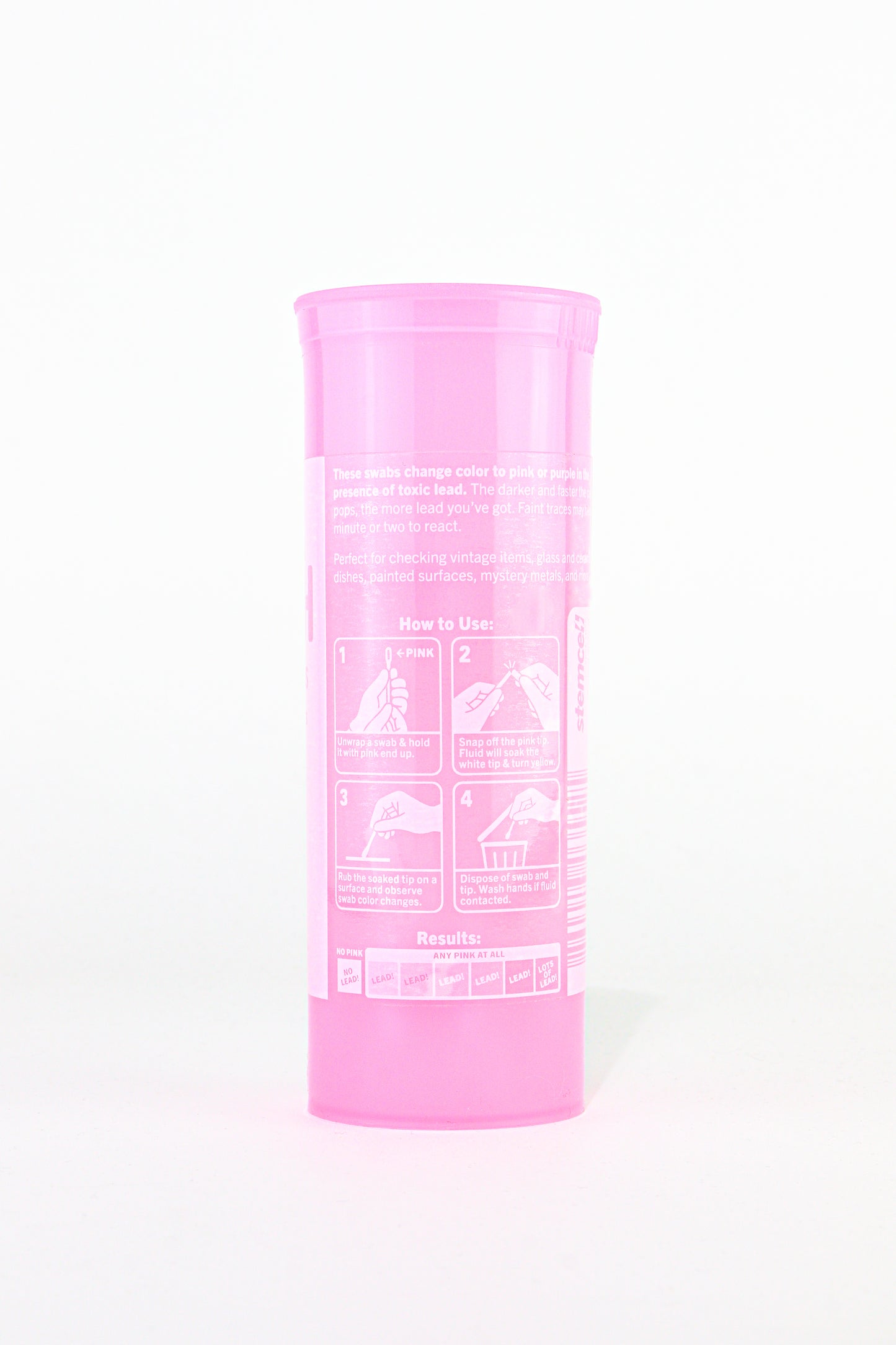 PINK DEATH™ Lead Test Swabs - 30pk - Stemcell Science Shop