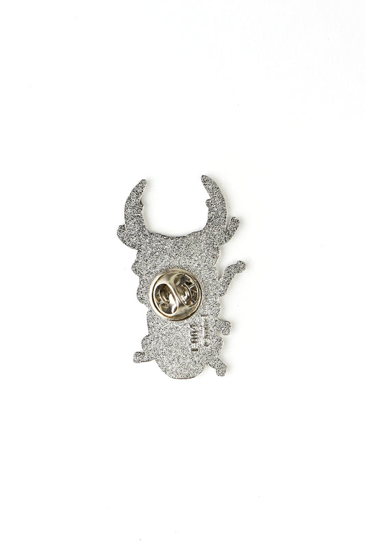 Japanese Stag Beetle Enamel Pin (Dorcus hopei binodulosus) - Stemcell Science Shop