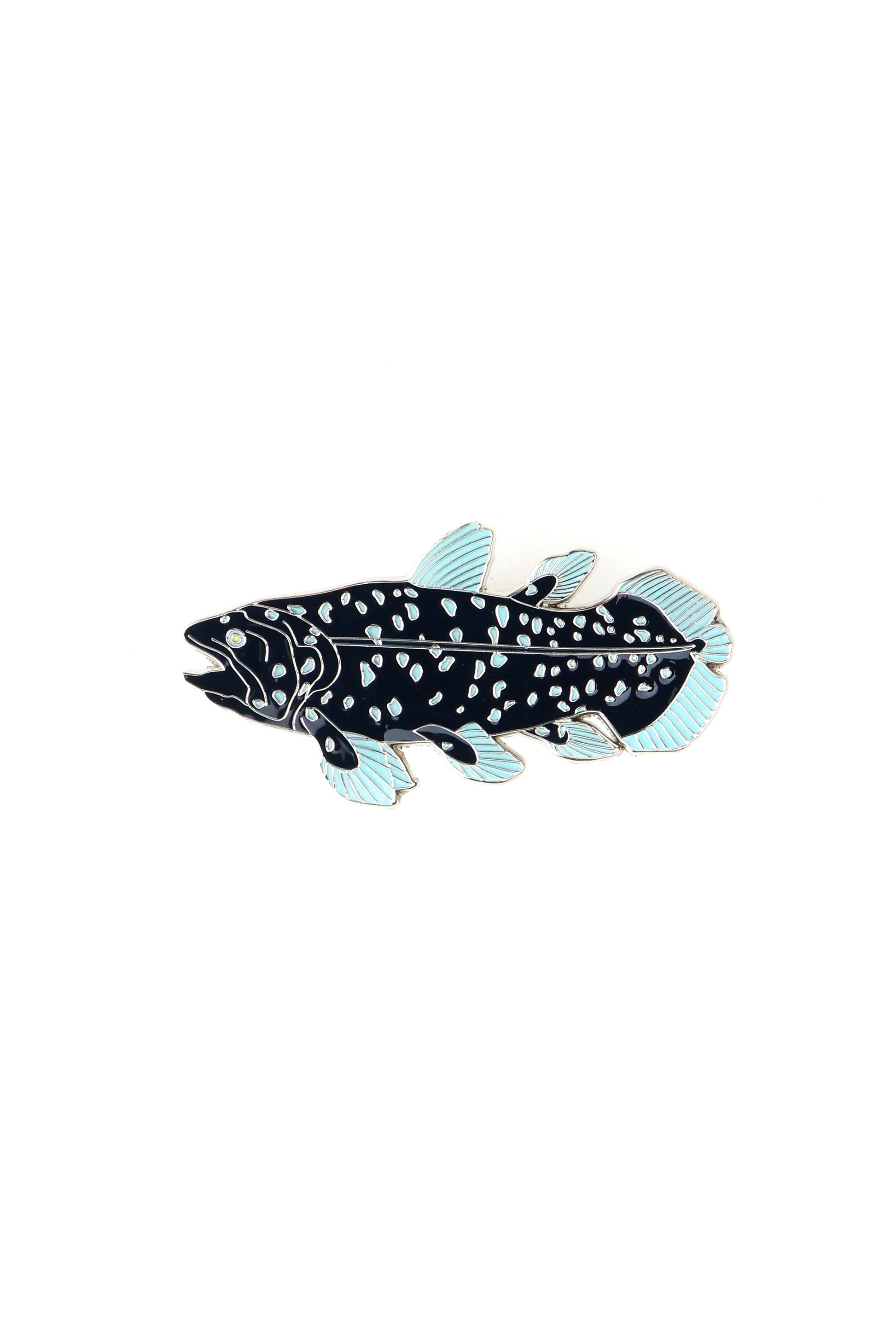 Coelacanth Enamel Pin (Coelacanthiformes) - Stemcell Science Shop