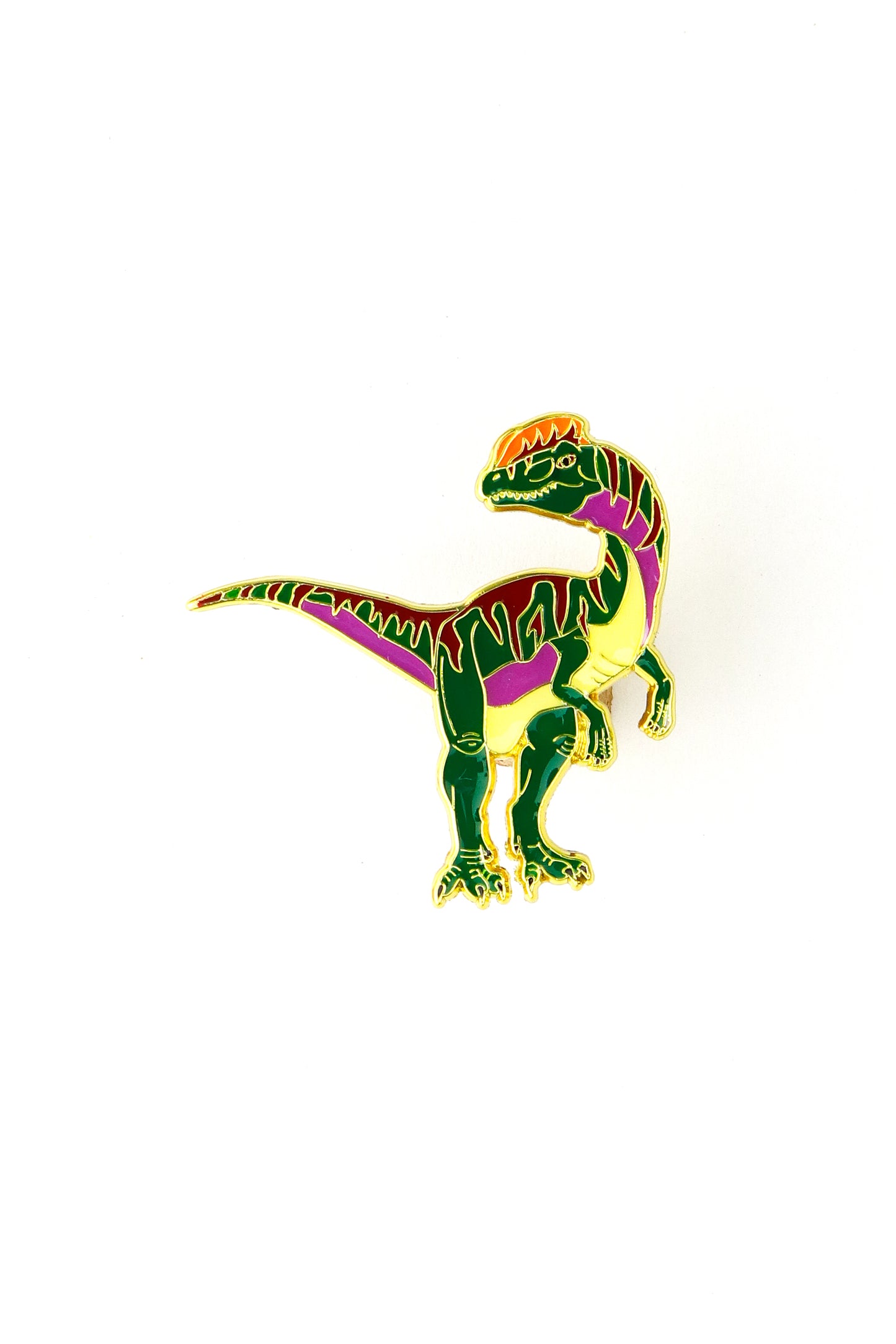 Dilophosaurus Enamel Pin (Dilophosaurus wetherilli) - Stemcell Science Shop