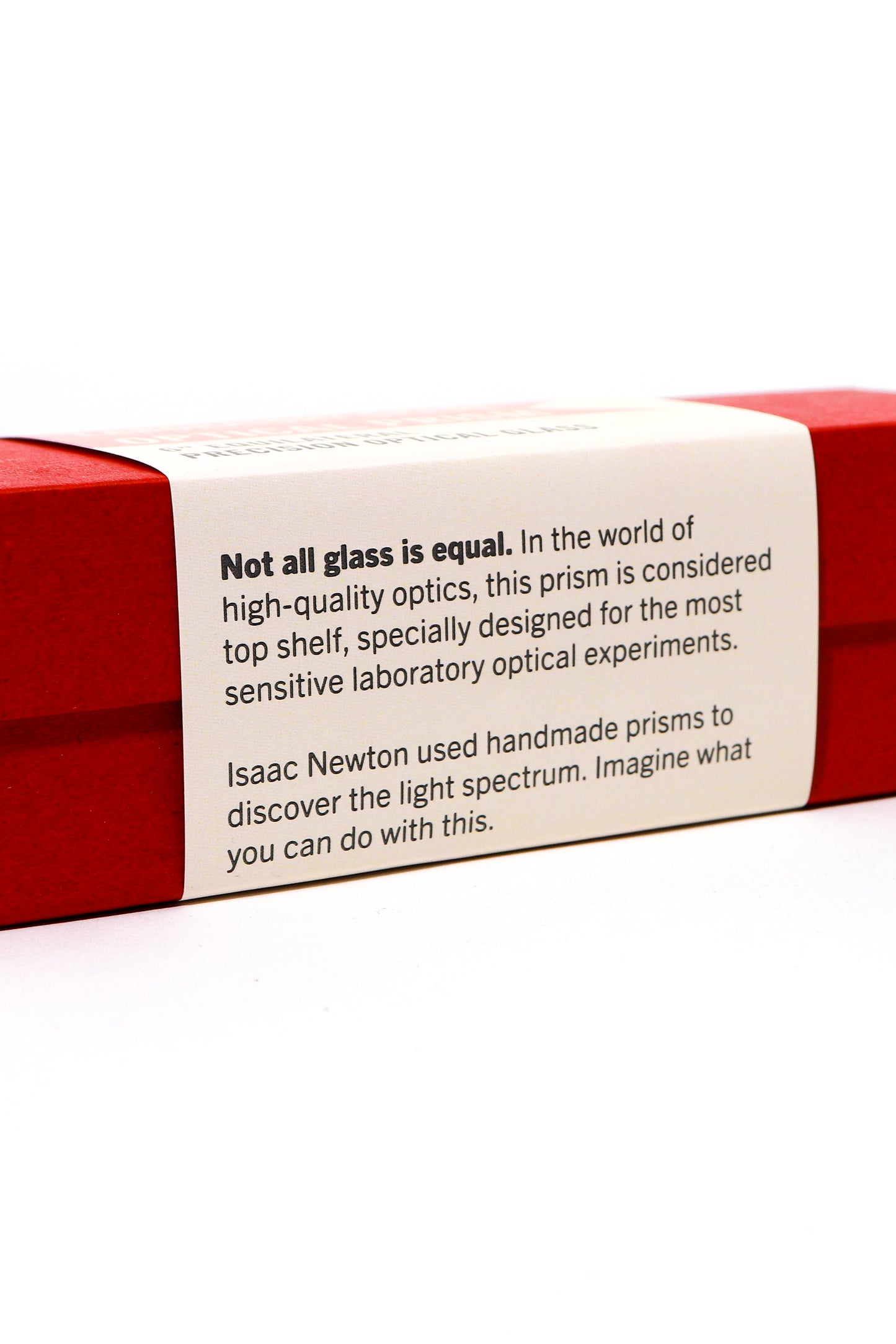Laboratory Glass Prism - 6"
