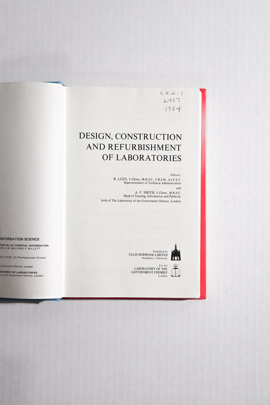 Design, Construction and Refurbishment of Laboratories
