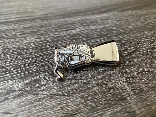 Raptor Rocket Engine Enamel Pin