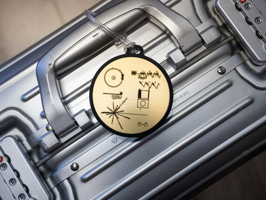 Voyager Golden Record Luggage Tag Accessory