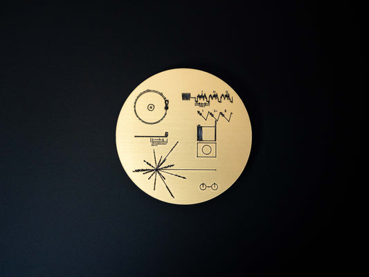 Voyager Golden Record Metallic Magnet