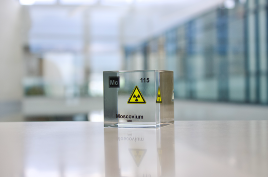 Moscovium Element Cube - 2" Acrylic Display - Atomic Number 115