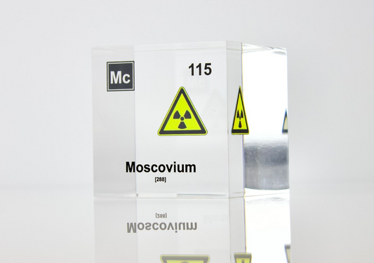Moscovium Element Cube - 2" Acrylic Display - Atomic Number 115