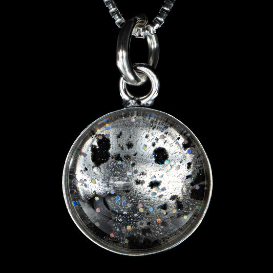Nebula Fire Pendant - Birth of the Solar System Necklace - Allende Meteorite
