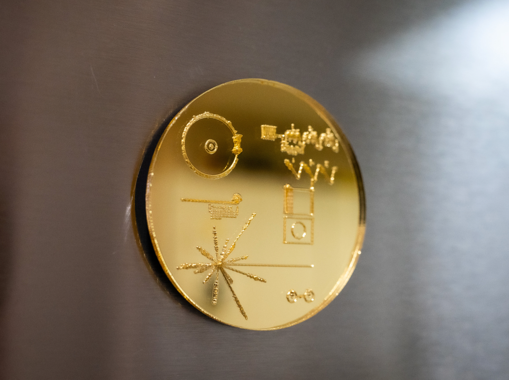 Voyager Golden Record Mirror Magnet – Stemcell Science Shop