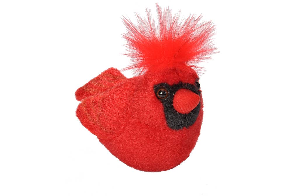 Audubon Northern Cardinal Stuffed Animal with Sound - 5.5"