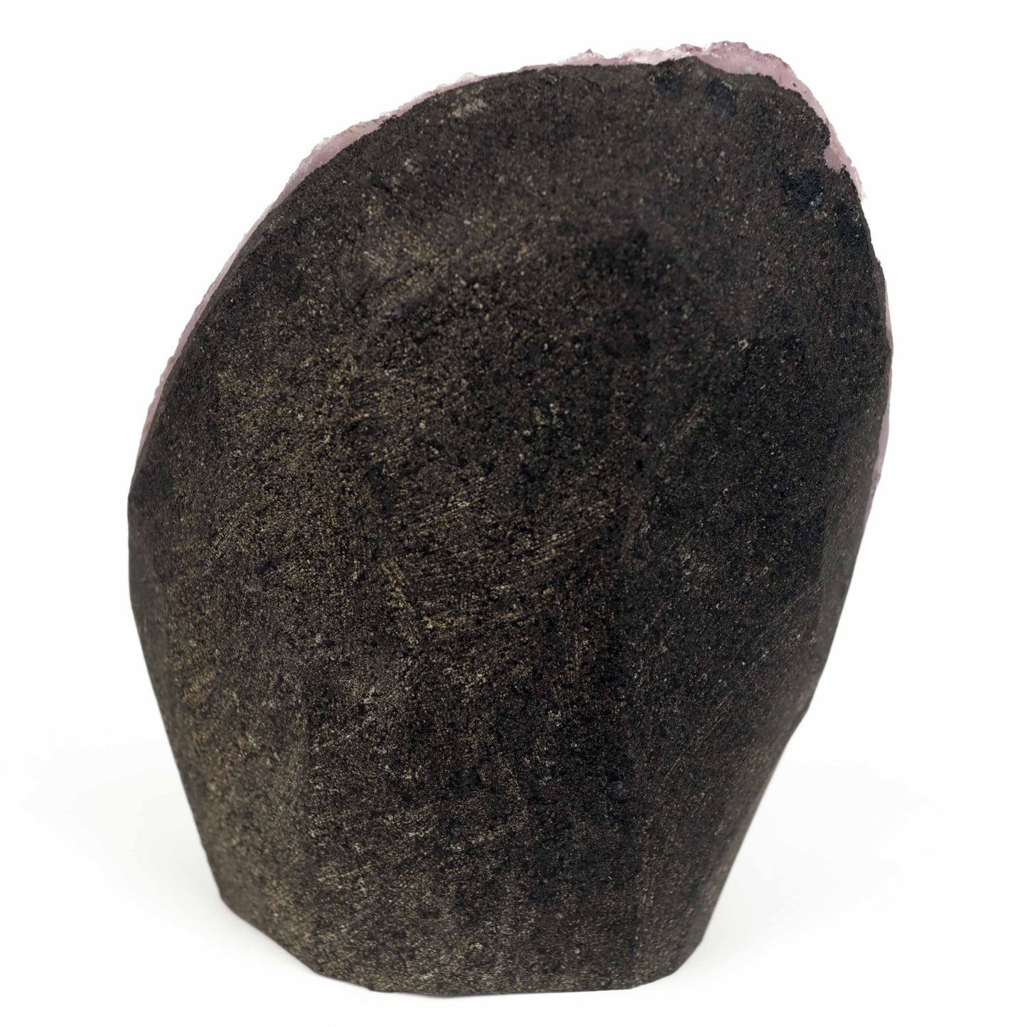 Amethyst Dark Purple Crystals Geode Natural Mineral Specimen # B 4647