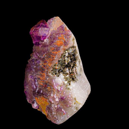 Amethyst with Mica Natural Mineral Specimen # B 6858