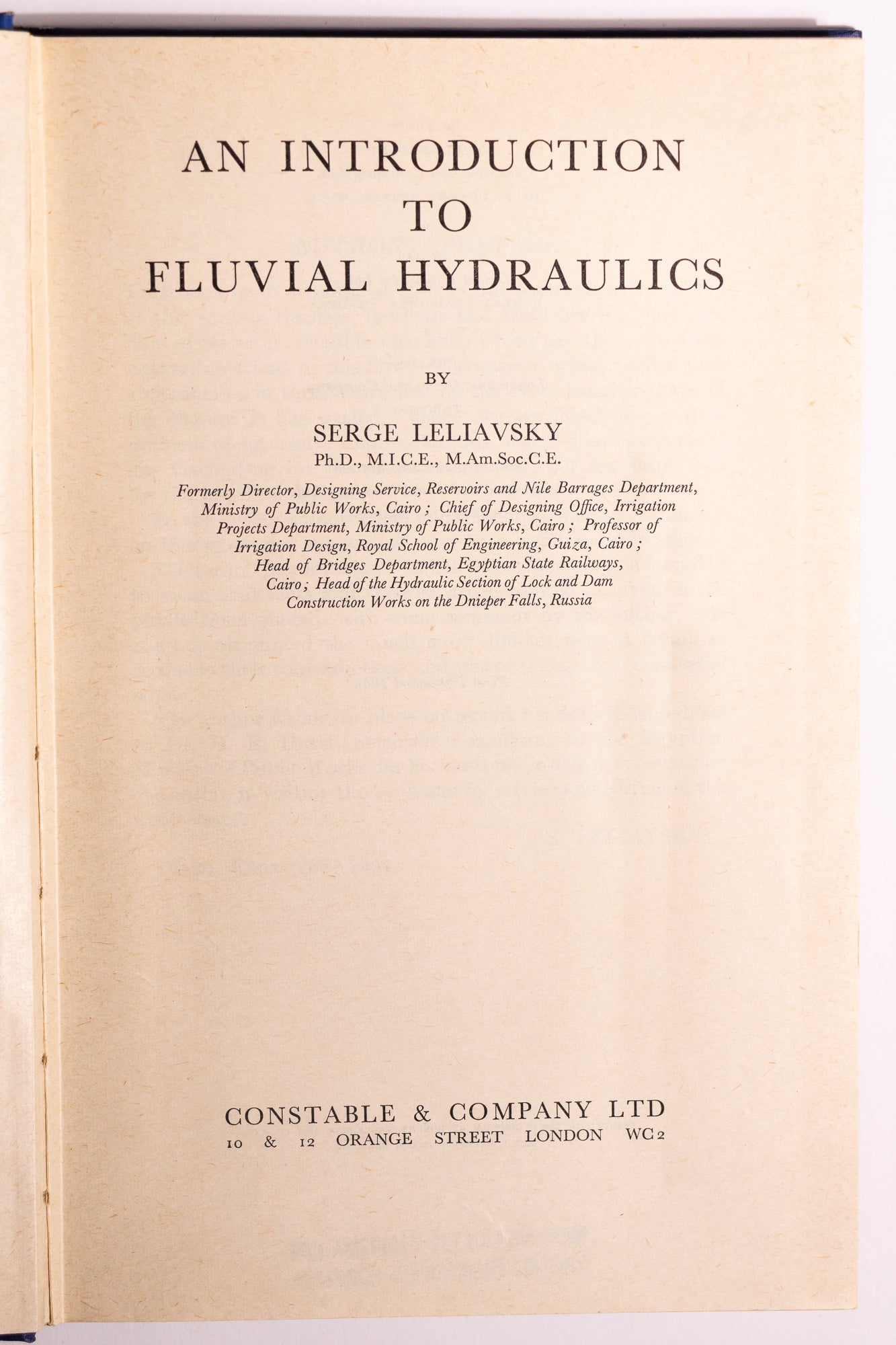 An Introduction to Fluvial Hydraulics - Books from Stemcell Science Shop