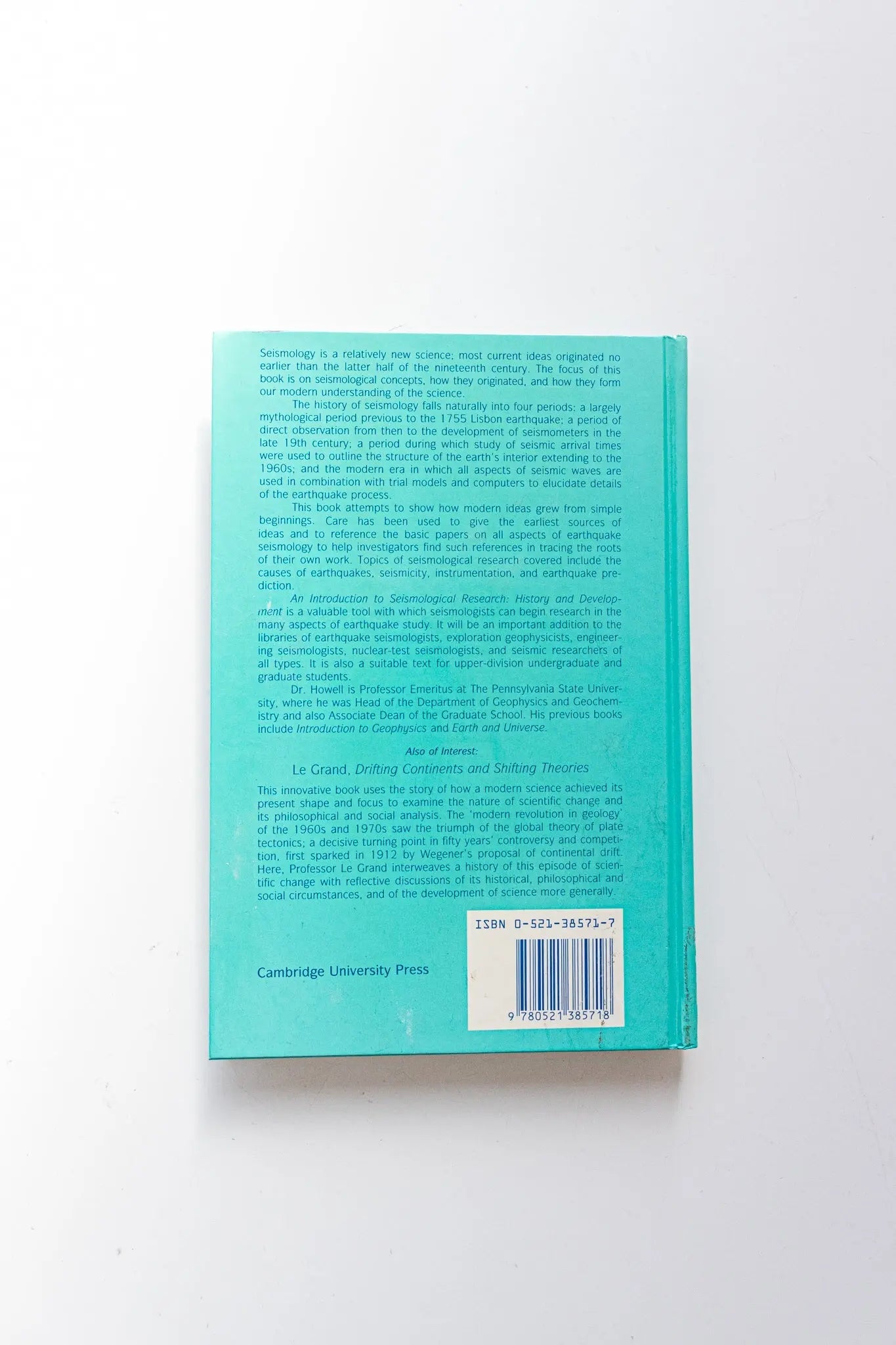 An Introduction to Seismological Research - Books from Stemcell Science Shop