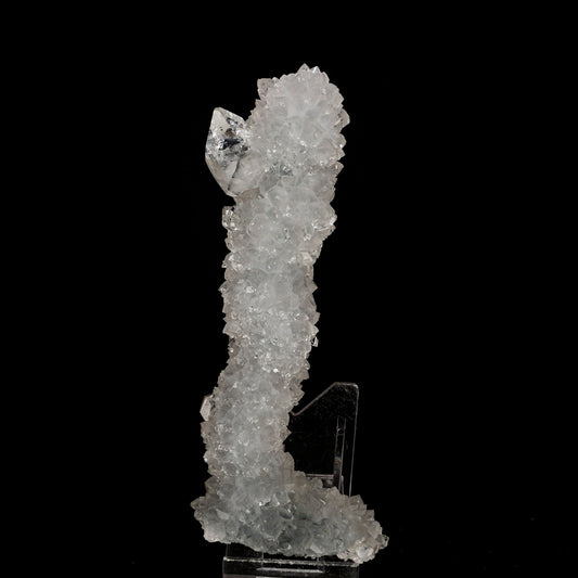 Apophyllite on MM Quartz Natural Mineral Specimen # B 6313