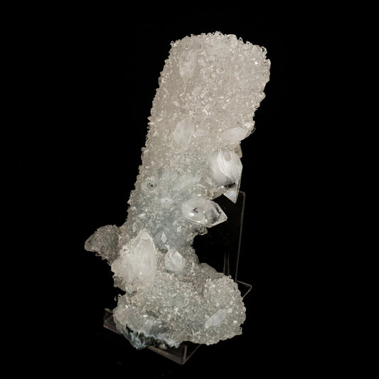 Apophyllite with Coated Calcite Natural Mineral Specimen # B 6618
