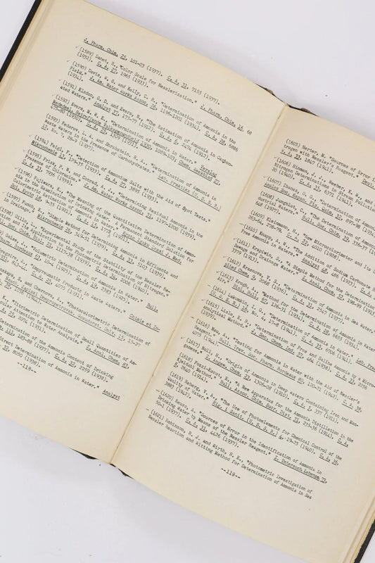 Bibliography on Water and Sewage Analysis - Books from Stemcell Science Shop