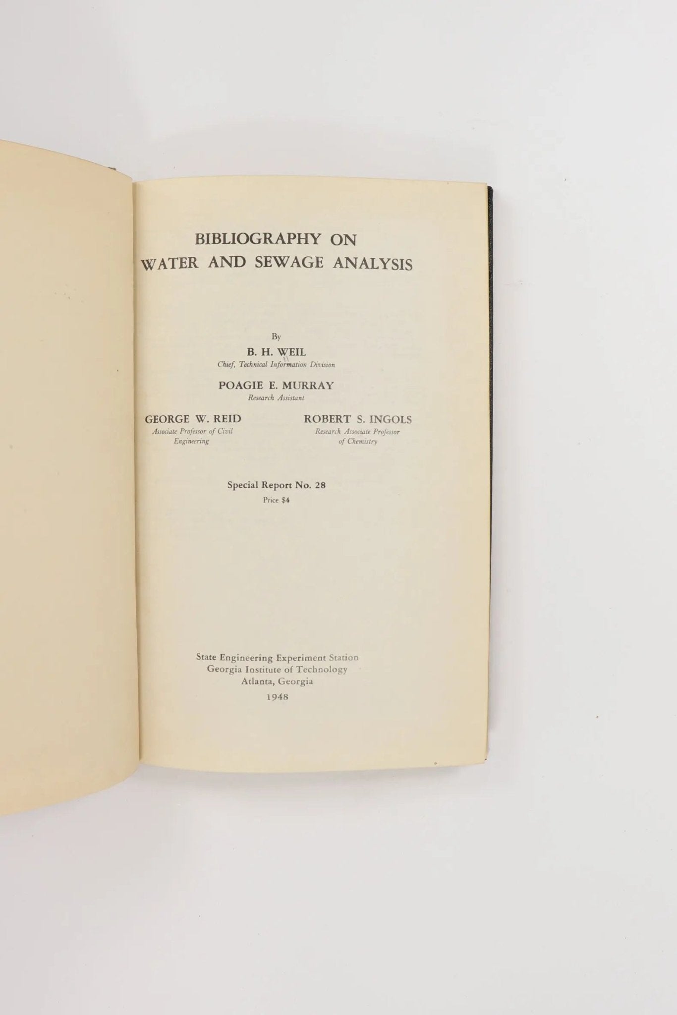 Bibliography on Water and Sewage Analysis - Books from Stemcell Science Shop