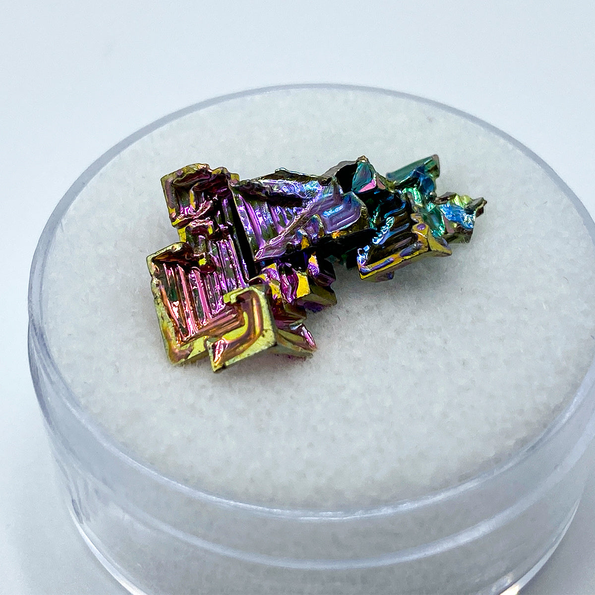 Bismuth Crystal with Iridescent Oxide