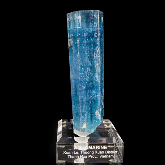 Blue Beryl var. Aquamarine Natural Mineral Specimen Museum, Default Title at Stemcell Science Shop