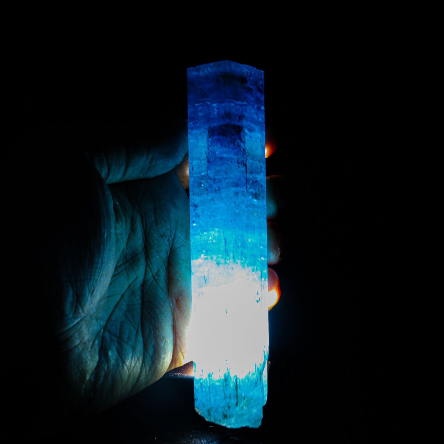 Blue Beryl var. Aquamarine Natural Mineral Specimen Museum, Default Title at Stemcell Science Shop