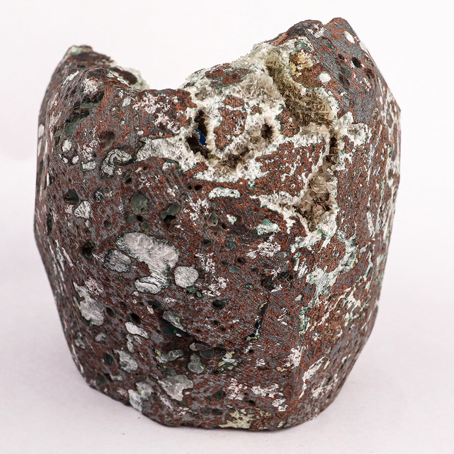 Cavansite on Heulandite (Rare Find) Free Standing Natural Mineral Specimen # B 6353