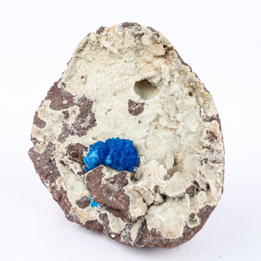 Cavansite on Heulandite (Rare Find) Free Standing Natural Mineral Specimen # B 6494