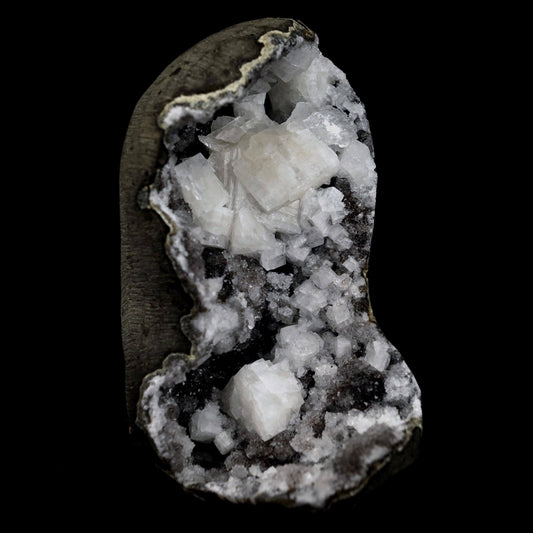 Chabazite Pesudeo Crystals inside Chalcedony Vug Natural Mineral Specimen # B 4661