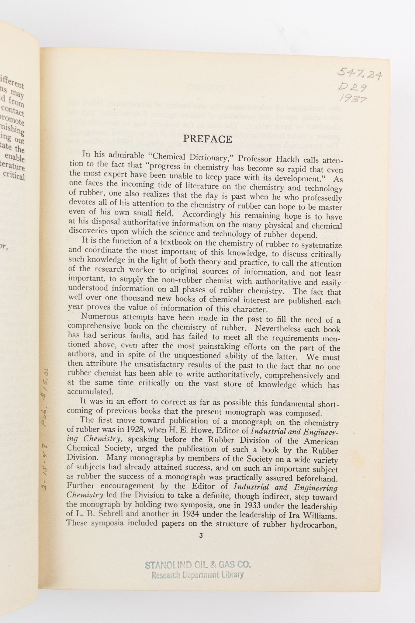 Chemistry and the Technology of Rubber - Books from Stemcell Science Shop