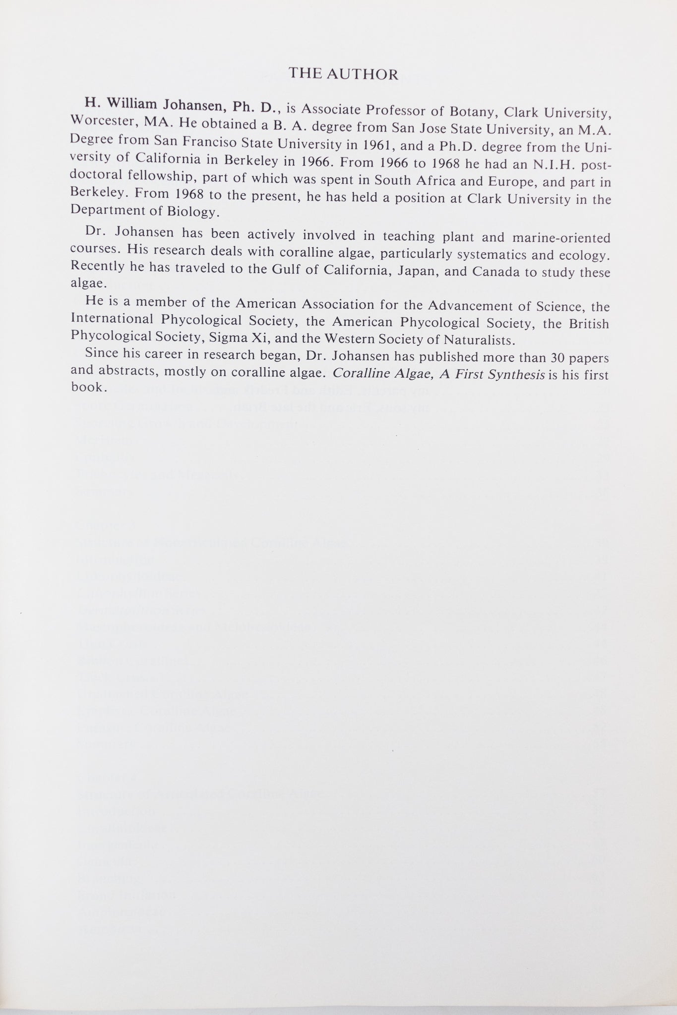 Coralline Algae, A First Synthesis - Books from Stemcell Science Shop